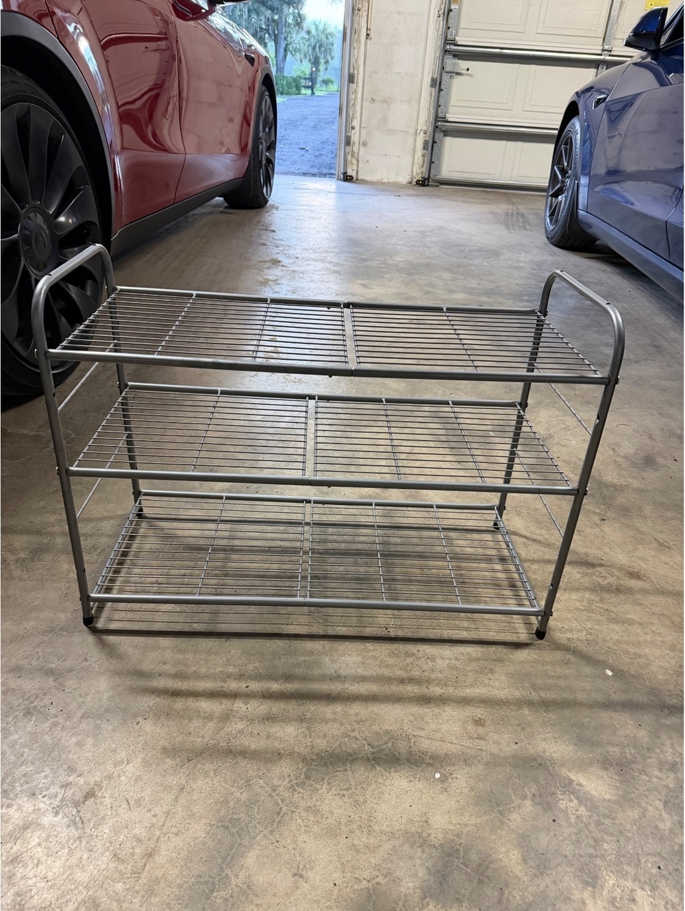 3-Tier Metal Wire Shoe Rack Organizer